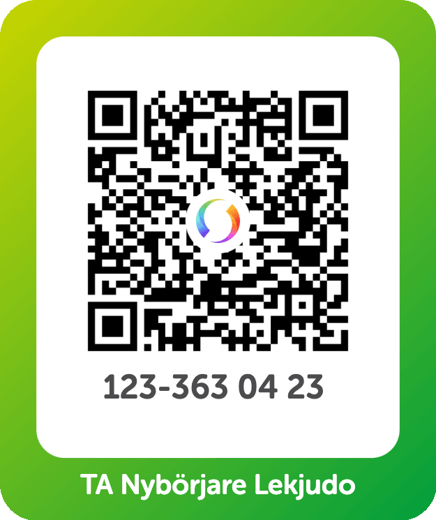 Swish QR-kod för Nybörjare/Lekjudo