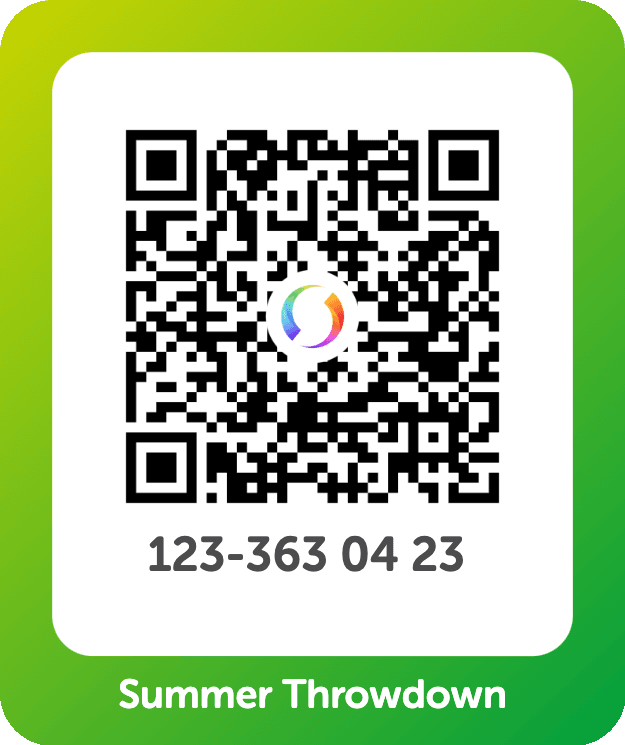 Swish QR-kod för Summer Throwdown