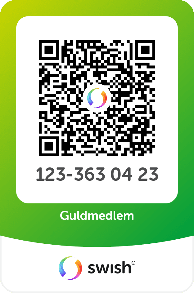 Swish QR-kod för Guldmedlem